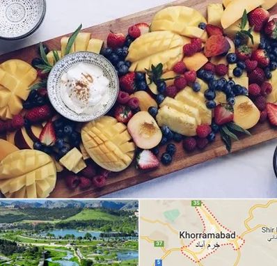 کلاس میوه آرایی در خرم آباد