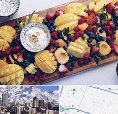 کلاس میوه آرایی در ازگل