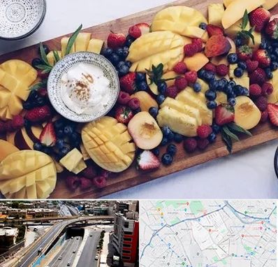 کلاس میوه آرایی در ستارخان شیراز