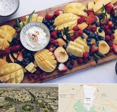 کلاس میوه آرایی در قزوین