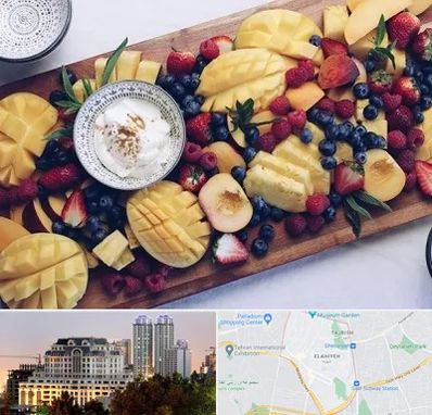 کلاس میوه آرایی در فرشته 