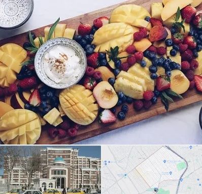 کلاس میوه آرایی در طلاب مشهد