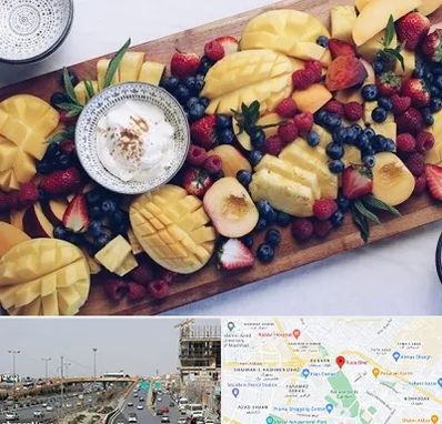 کلاس میوه آرایی در بلوار توس مشهد