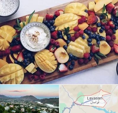 کلاس میوه آرایی در لواسان