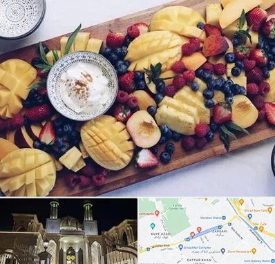 کلاس میوه آرایی در زرگری شیراز