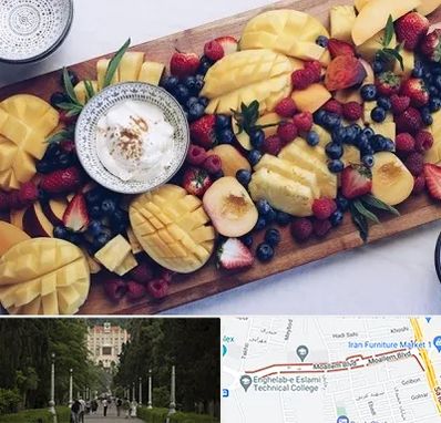 کلاس میوه آرایی در بلوار معلم رشت 