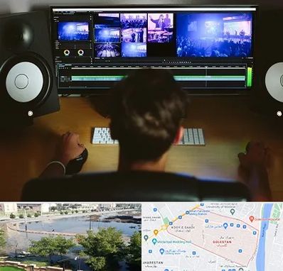 کلاس تدوین در گلستان اهواز