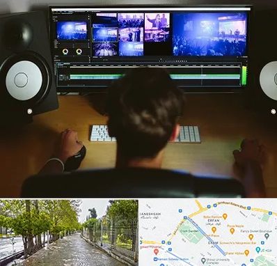 کلاس تدوین در خیابان ارم شیراز