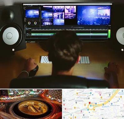 کلاس تدوین در میدان ولیعصر 