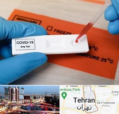 آزمایشگاه کرونا در صادقیه 