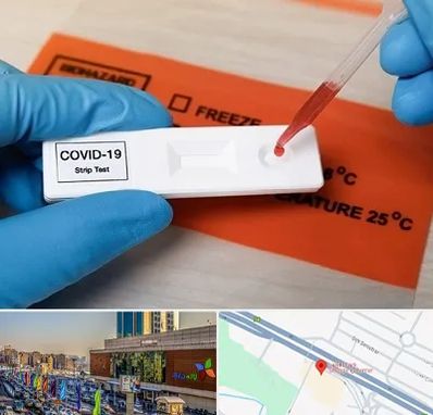 آزمایشگاه کرونا در لاله پارک تبریز