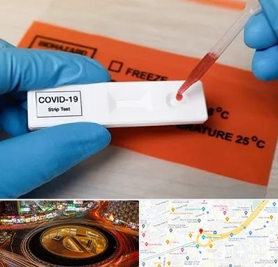 آزمایشگاه کرونا در میدان ولیعصر 