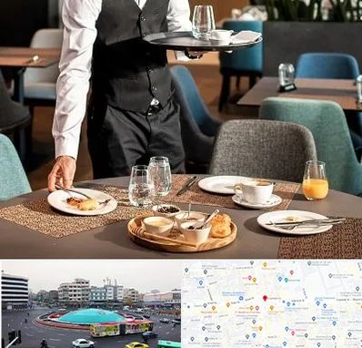 رستوران در میدان انقلاب