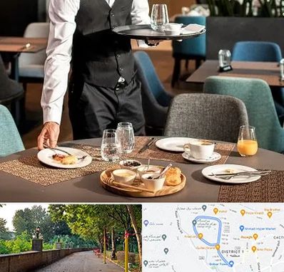 رستوران در فلکه گاز رشت