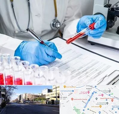 آزمایشگاه اعتیاد در خیابان ملاصدرا شیراز