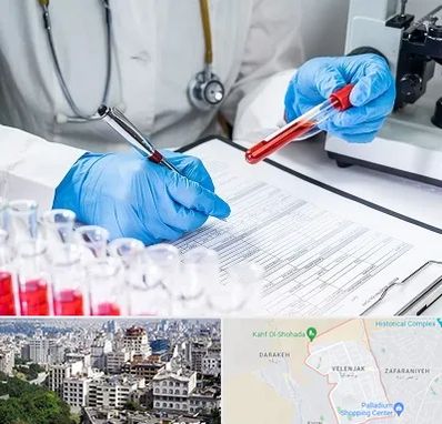 آزمایشگاه اعتیاد در ولنجک 