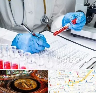 آزمایشگاه اعتیاد در میدان ولیعصر 