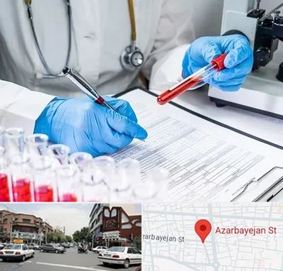 آزمایشگاه اعتیاد در خیابان آذربایجان