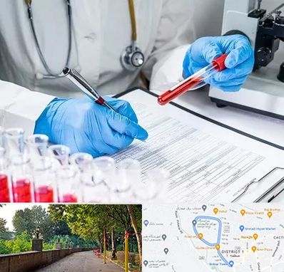 آزمایشگاه اعتیاد در فلکه گاز رشت