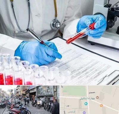 آزمایشگاه اعتیاد در چهارراه استانبول
