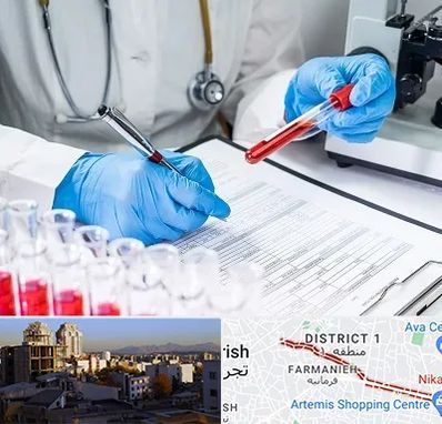 آزمایشگاه اعتیاد در فرمانیه 