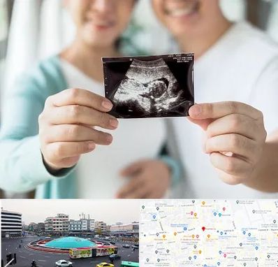 آزمایشگاه غربالگری در میدان انقلاب 