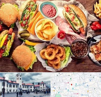 فست فود در میدان شهرداری رشت