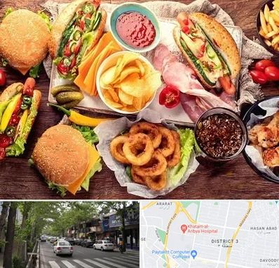 فست فود در ظفر