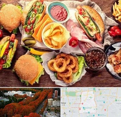 فست فود در منطقه 6 تهران