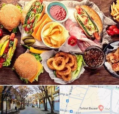 فست فود در تربیت تبریز