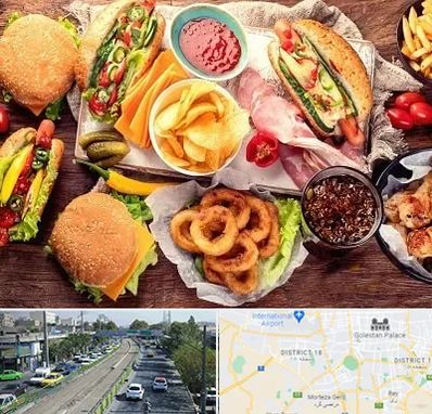 فست فود در جنوب تهران