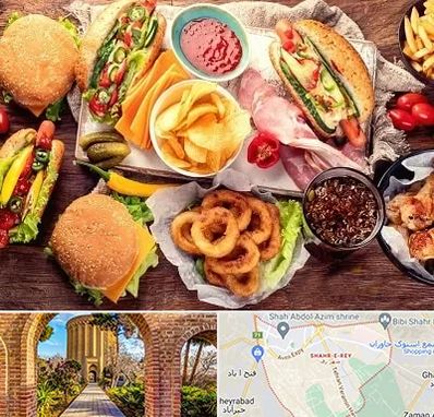 فست فود در شهر ری