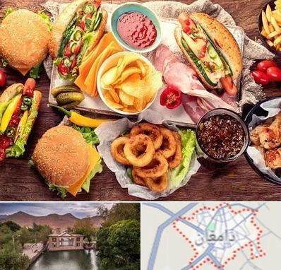 فست فود در دامغان