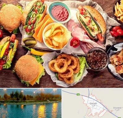 فست فود در قروه