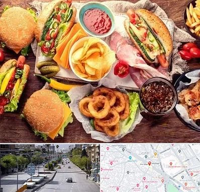 فست فود در خیابان زند شیراز