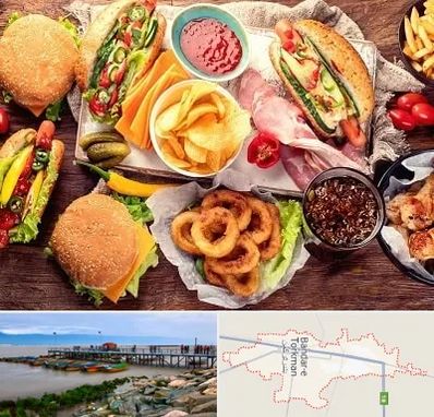 فست فود در بندر ترکمن