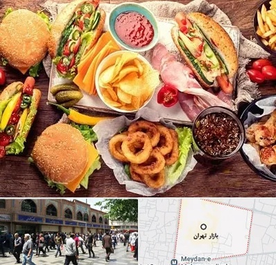 فست فود در بازار تهران