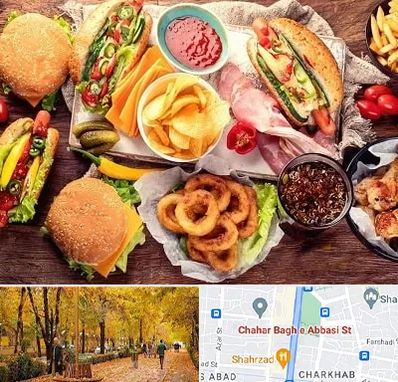 فست فود در چهارباغ اصفهان