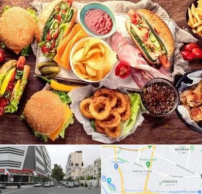 فست فود در بلوار فردوس
