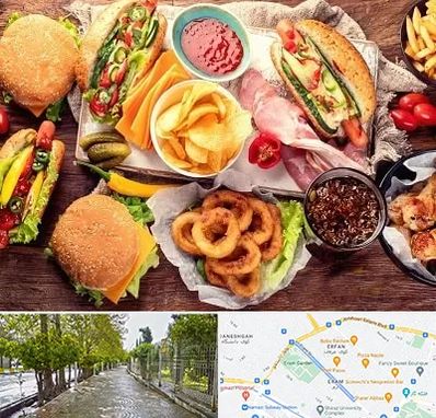 فست فود در خیابان ارم شیراز