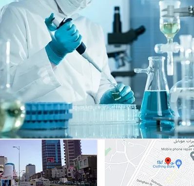 آزمایشگاه 24 ساعته در چهارراه طالقانی کرج