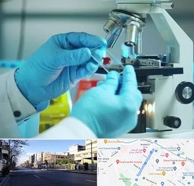 آزمایشگاه با جواب فوری در خیابان ملاصدرا شیراز