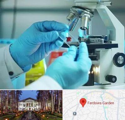 آزمایشگاه با جواب فوری در باغ فردوس