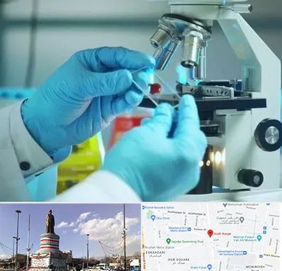 آزمایشگاه با جواب فوری در کارگر جنوبی 