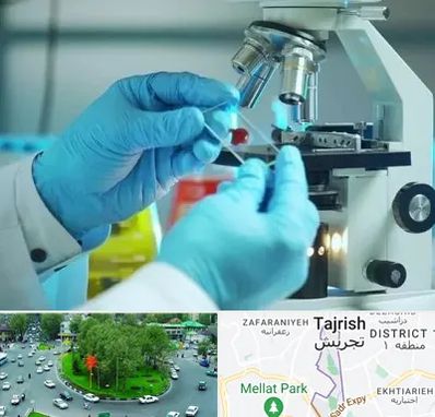 آزمایشگاه با جواب فوری در تجریش 