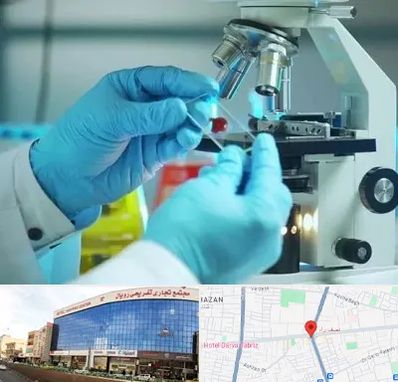 آزمایشگاه با جواب فوری در نصف راه تبریز