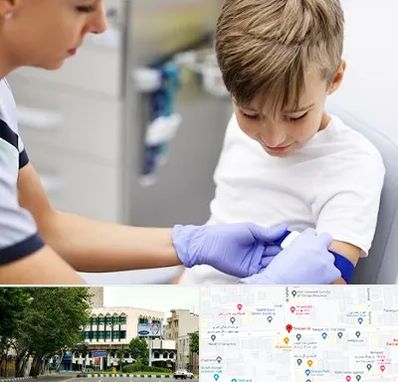 آزمایشگاه مخصوص کودکان در طالقانی 