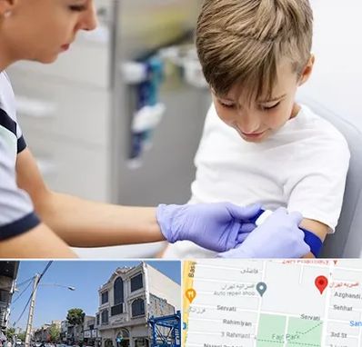 آزمایشگاه مخصوص کودکان در افسریه 