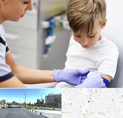 آزمایشگاه مخصوص کودکان در بلوار کلاهدوز مشهد