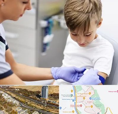 آزمایشگاه مخصوص کودکان در خیابان نیایش شیراز